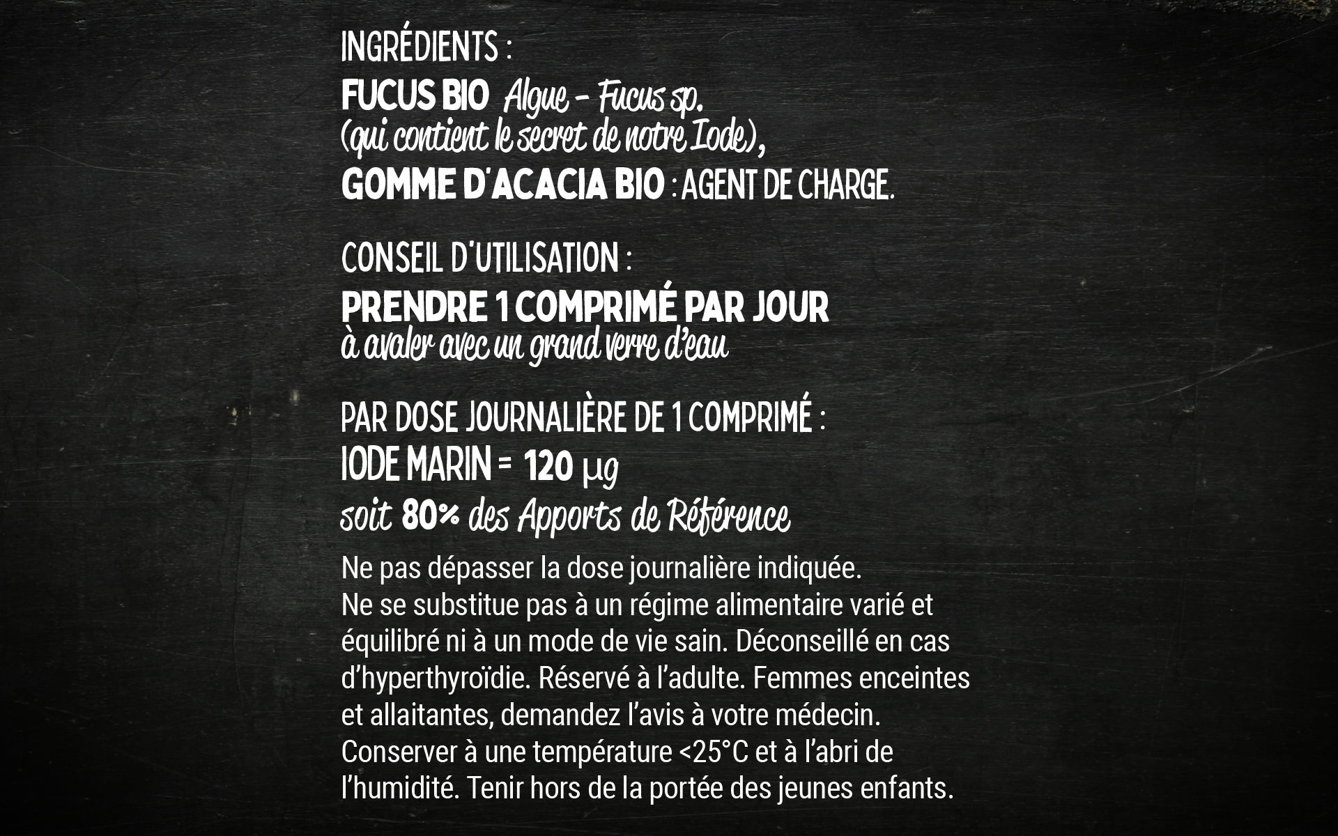 ingredients ioda bio vegan