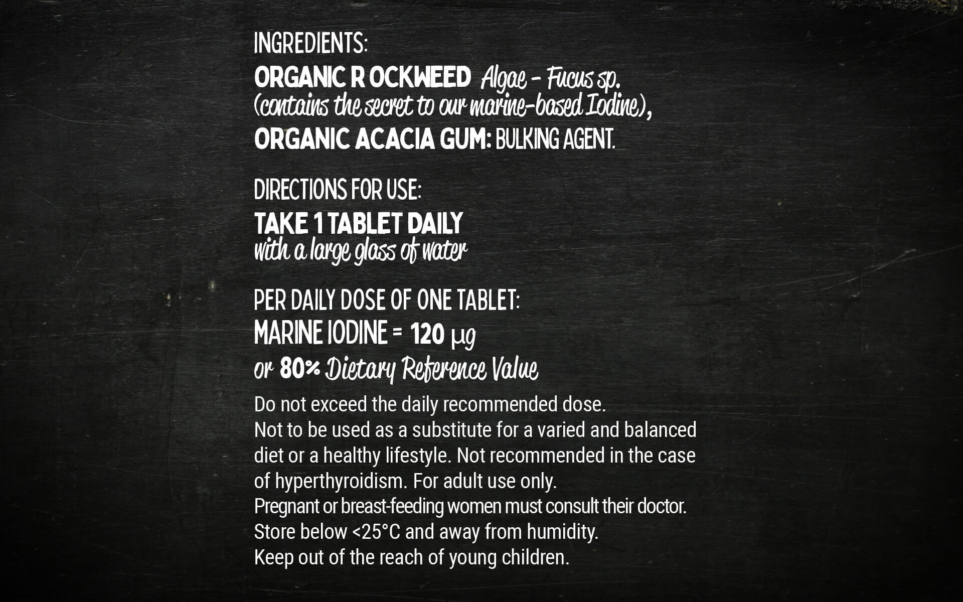 ingredients ioda bio vegan