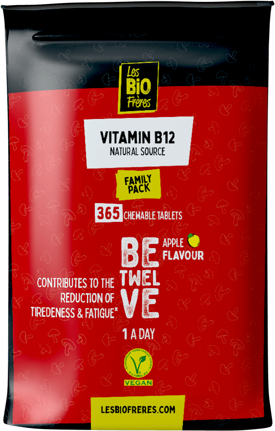 vegan b12 vitamin betwelve apple flavour doypack